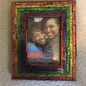Multicolor Mosaic Photo Frame 5x 7